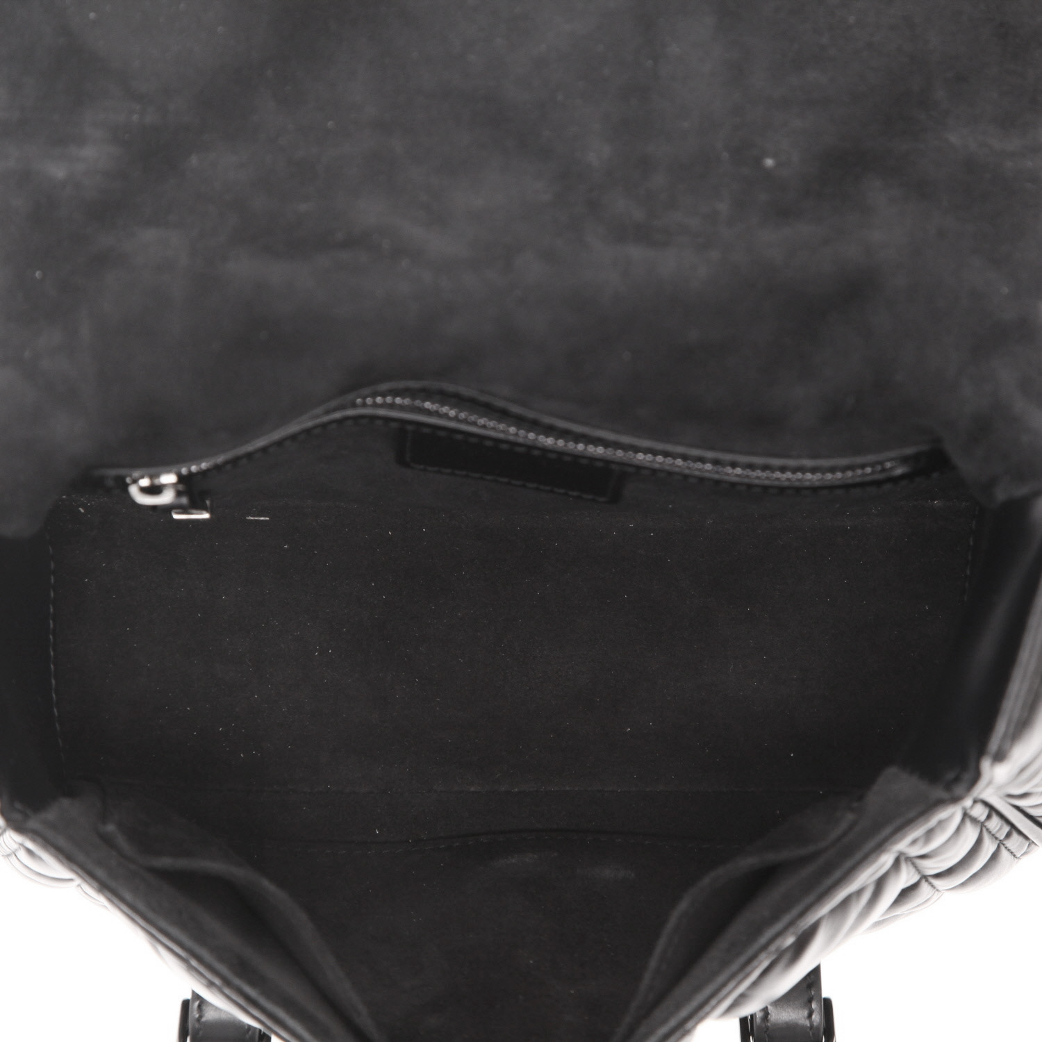 Bolso bandolera Dior  Diorcamp en cuero cannage negro - Detail D3
