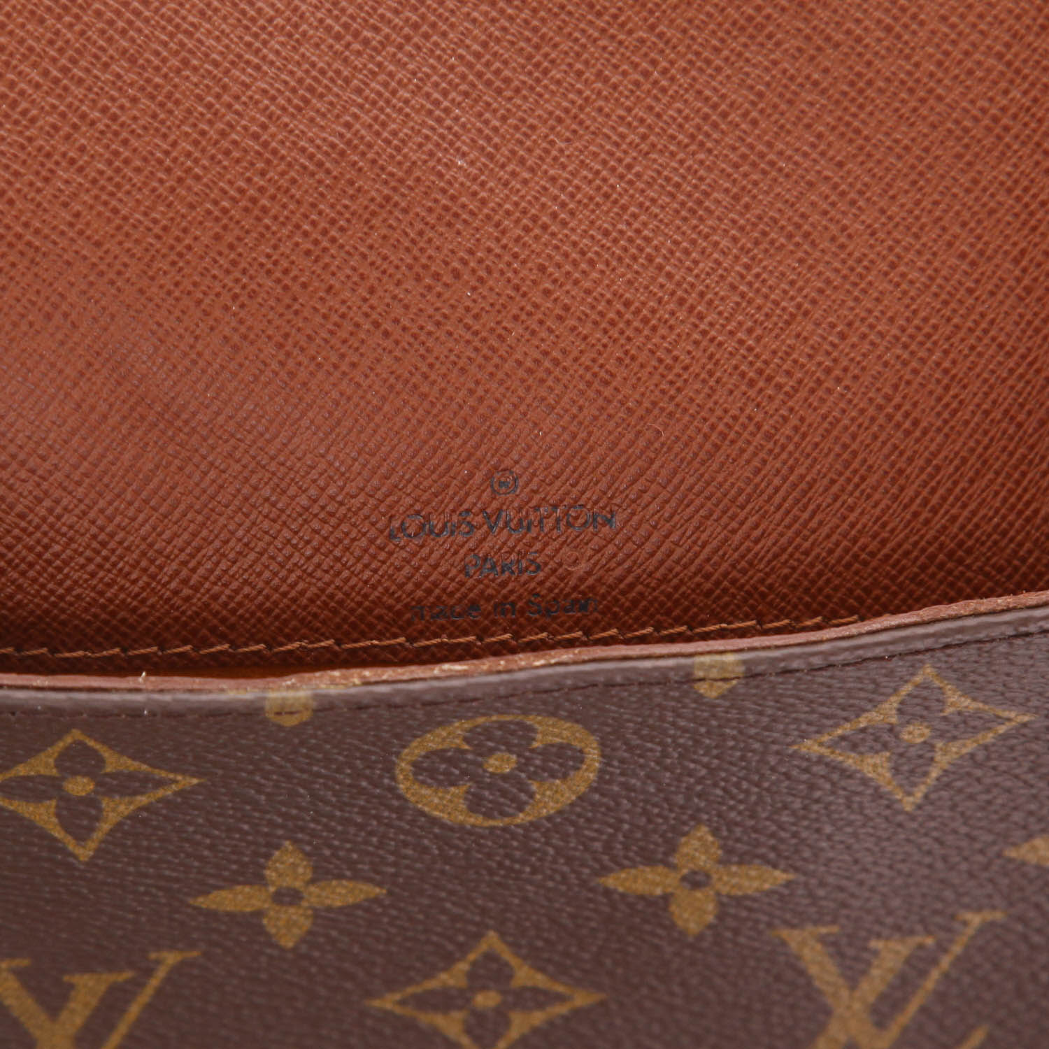Borsa a tracolla Louis Vuitton  Musette Salsa in tela monogram marrone e pelle naturale - Detail D2
