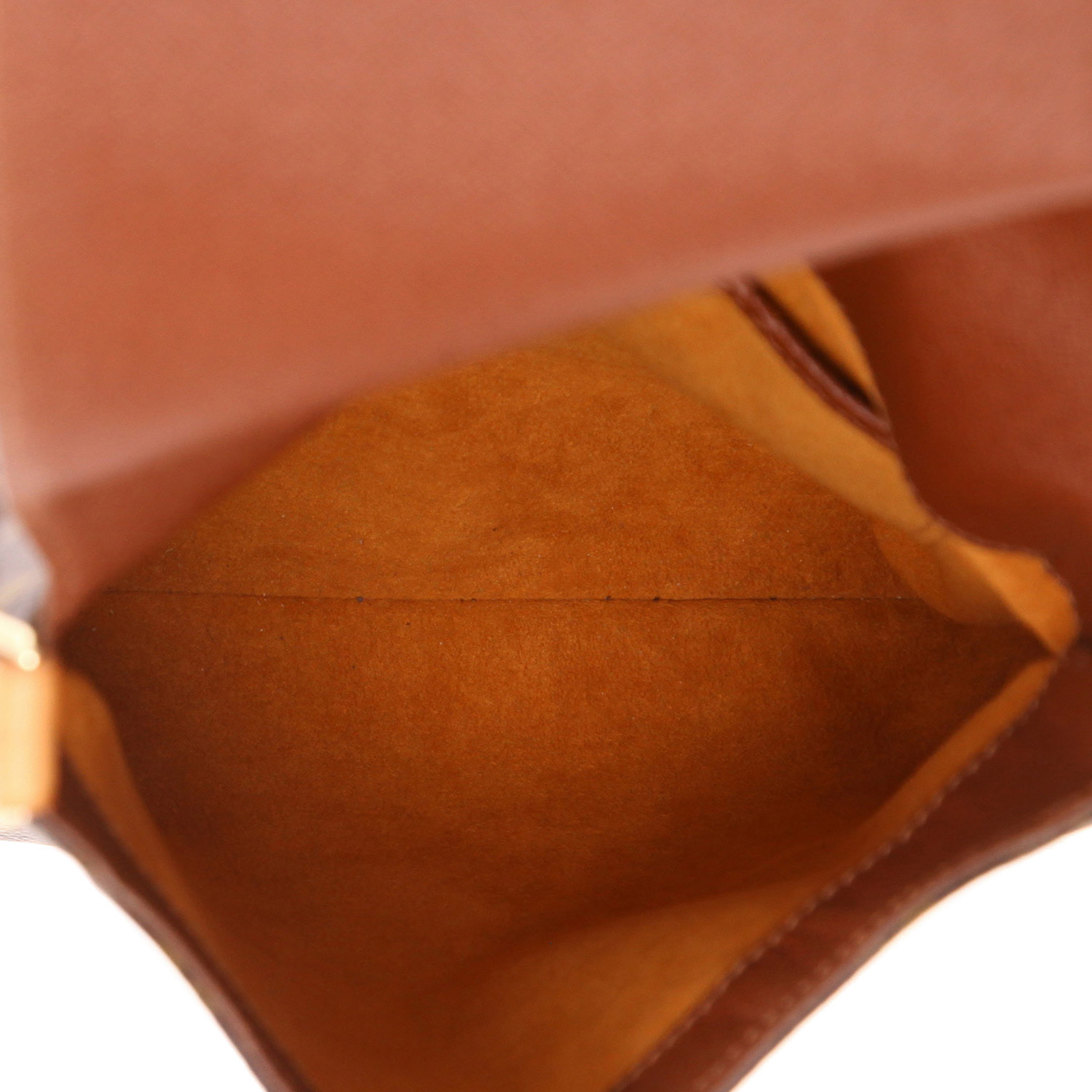 Louis Vuitton  Musette Salsa shoulder bag  in brown monogram canvas  and natural leather - Detail D3