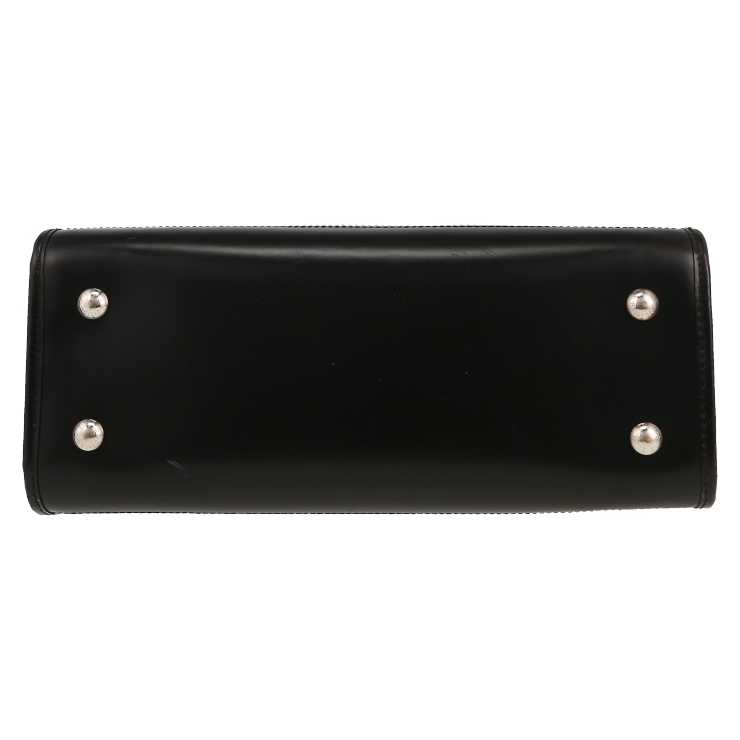 Louis Vuitton  Madeleine handbag  in black epi leather - Detail D1