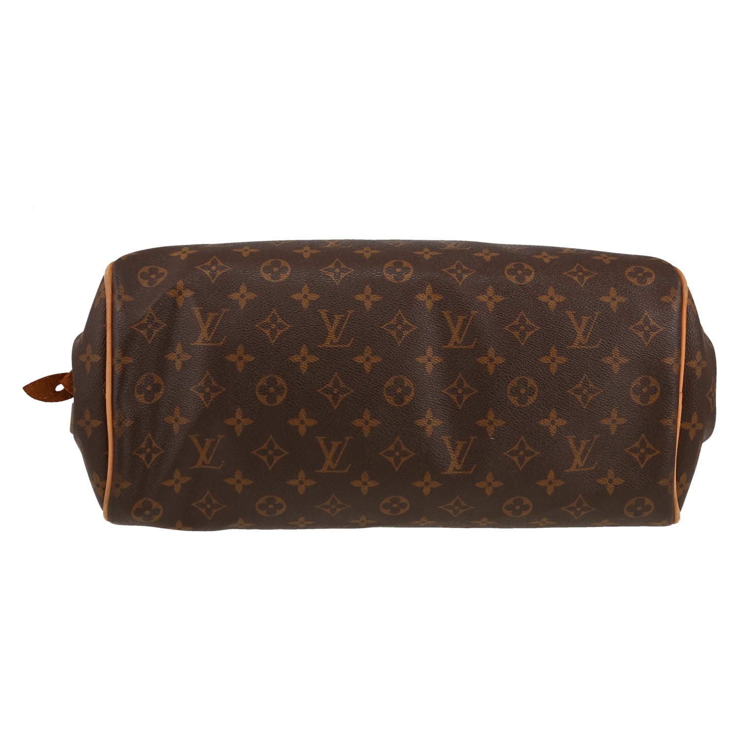 Borsa Louis Vuitton  Montorgueil in tela monogram marrone e pelle naturale - Detail D1