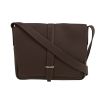 Hermès  Steve Light shoulder bag  in brown togo leather - 360 thumbnail