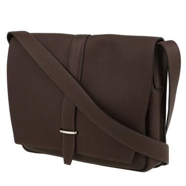 Borsa a tracolla Hermès  Steve Light in pelle togo marrone