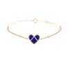 Bracelet Poiray L'Attrape Coeur en or jaune, lapis-lazuli et diamants - 360 thumbnail