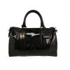 Chanel   handbag  in black patent leather - 360 thumbnail