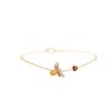 Chaumet Bee my Love bracelet in yellow gold, citrine and garnet - 360 thumbnail