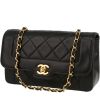 Bolso bandolera Chanel  Vintage en cuero acolchado negro - 00pp thumbnail