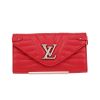 Billetera Louis Vuitton  New Wave en cuero acolchado rojo - 360 thumbnail