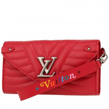 Portafogli Louis Vuitton  New Wave in pelle trapuntata rossa
