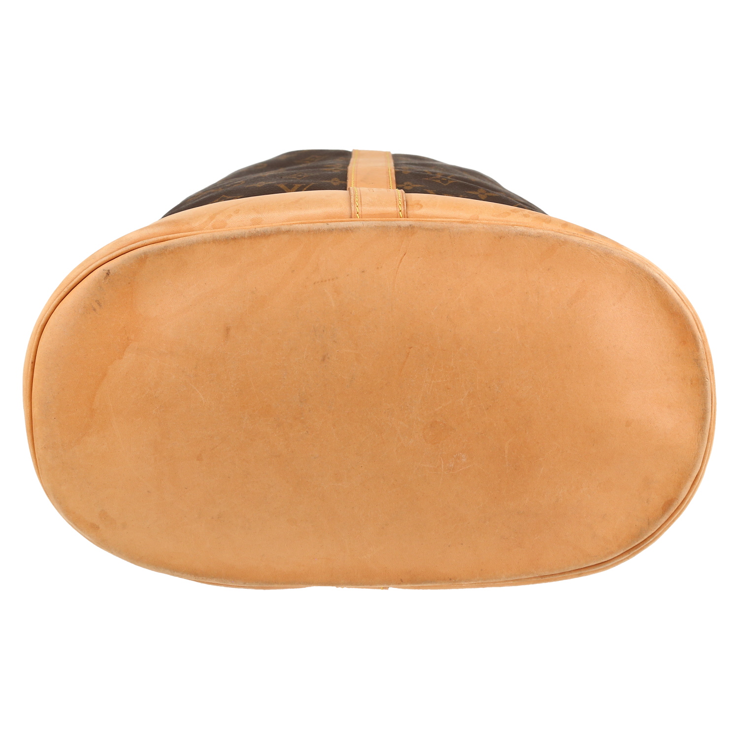 Sac à dos Louis Vuitton  Randonnée en toile monogram marron et cuir naturel - Detail D1