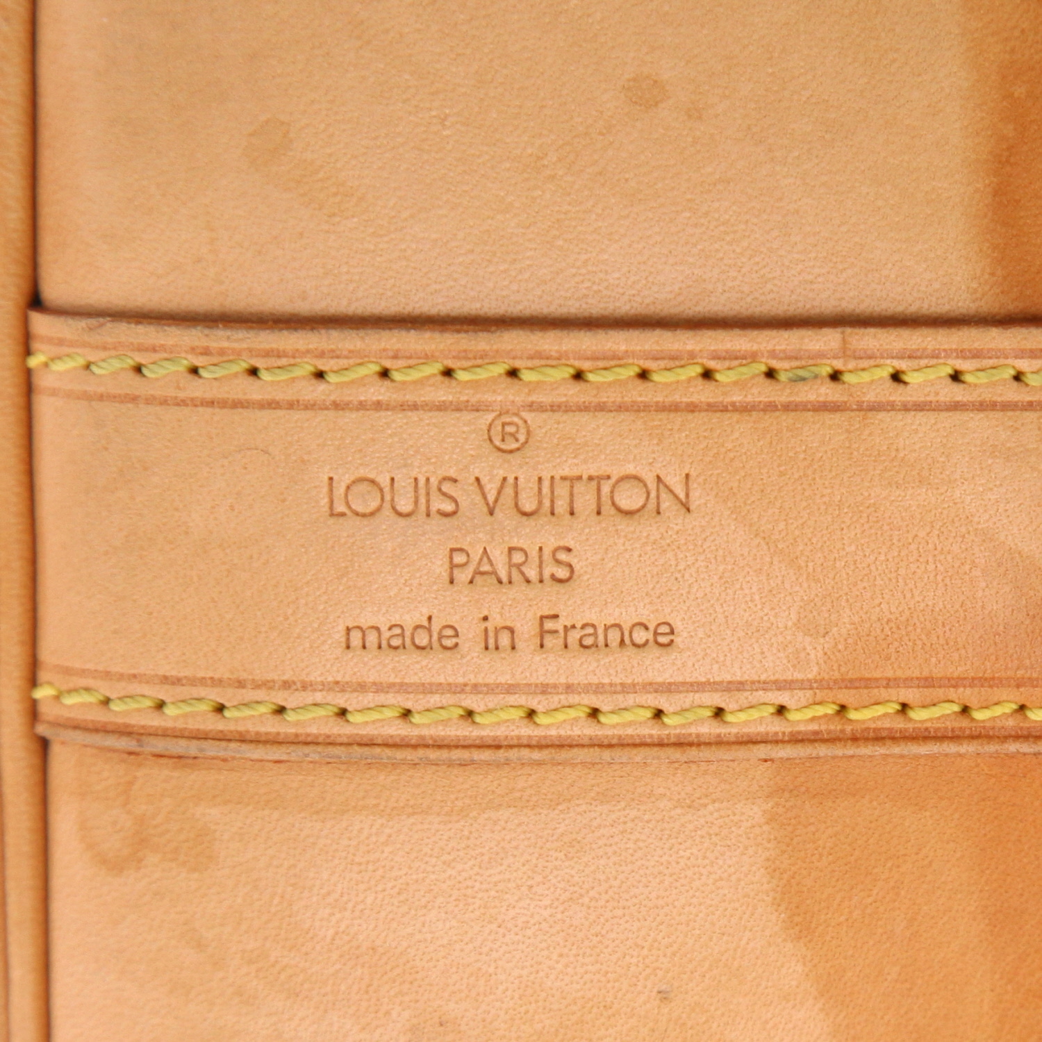 Louis Vuitton  Randonnée backpack  in brown monogram canvas  and natural leather - Detail D2