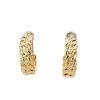 Paire de créoles Bulgari  en or jaune et or blanc - 360 thumbnail