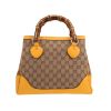 Gucci  Diana handbag  in beige logo canvas  and yellow leather - 360 thumbnail