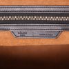 Celine  Luggage Mini handbag  in black, electric blue and brown leather - Detail D2 thumbnail