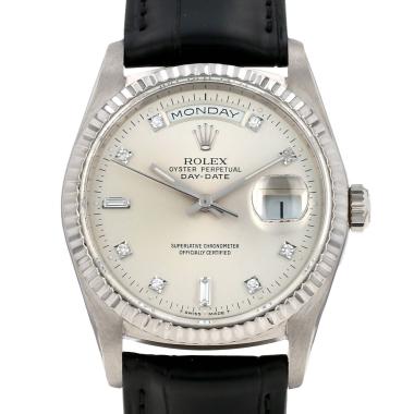Montre Rolex Day-Date en or blanc Ref: Rolex - 18239  Vers 1990