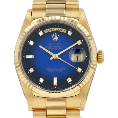 Rolex Day-Date  in yellow gold Ref: Rolex - 18238  Circa 1995