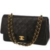 Bolso de mano Chanel  Timeless Classic en cuero acolchado negro - 00pp thumbnail