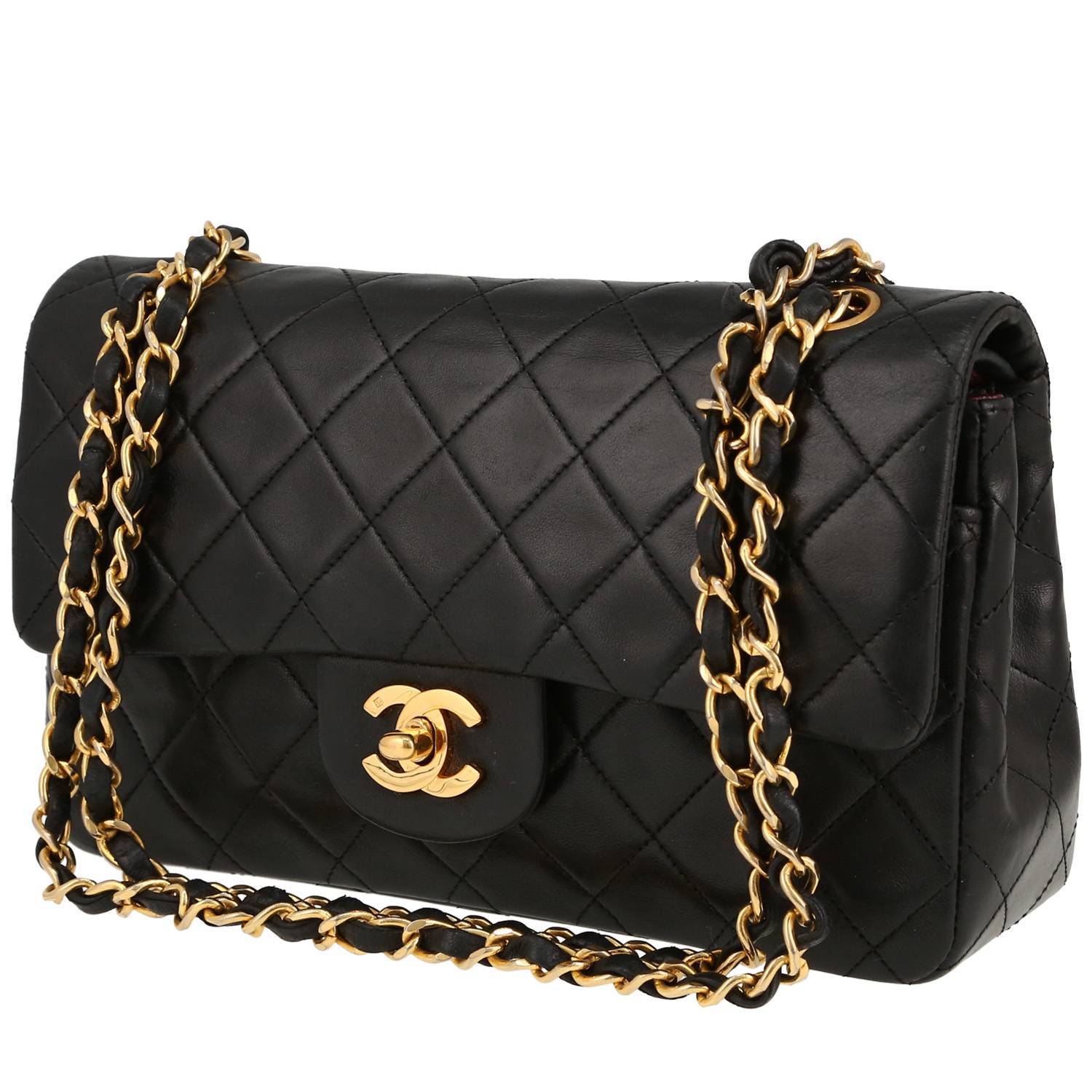 Sac à main Chanel  Timeless Petit en cuir matelassé noir