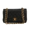 Chanel  Timeless Petit handbag  in black quilted leather - 360 thumbnail