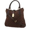 Louis Vuitton   handbag  in brown monogram canvas  and brown leather - 00pp thumbnail