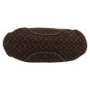 Louis Vuitton  Elégie handbag  in brown monogram canvas  and brown leather - Detail D1 thumbnail