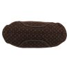 Louis Vuitton   handbag  in brown monogram canvas  and brown leather - Detail D1 thumbnail