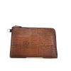 Berluti  Scritto pouch  in brown leather - 360 thumbnail