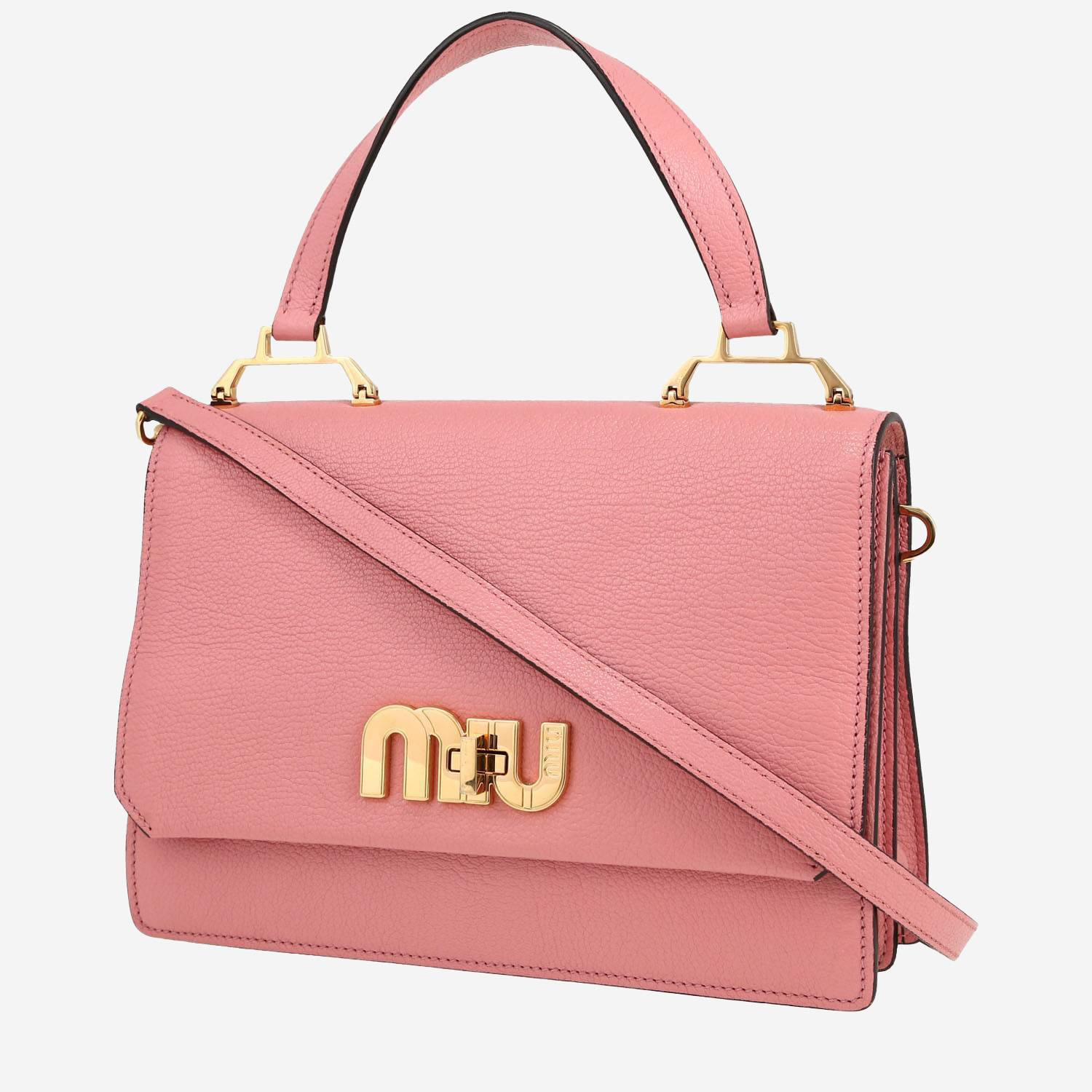 Borsa Miu Miu  Madras in pelle rosa
