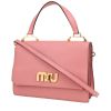 Bolso de mano Miu Miu  Madras en cuero rosa - 00pp thumbnail