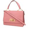 Miu Miu  Madras handbag  in pink leather - 00pp thumbnail