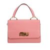 Borsa Miu Miu  Madras in pelle rosa - 360 thumbnail