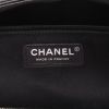 Chanel   shopping bag  in dark grey grained leather - Detail D2 thumbnail
