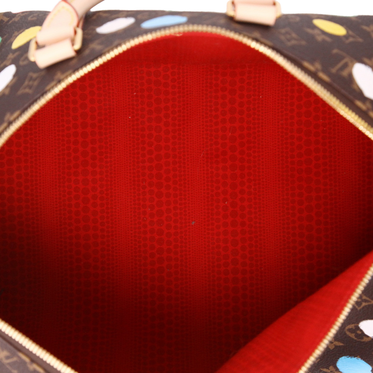 Borsa da viaggio Louis Vuitton  Keepall 45 in tela monogram marrone e pelle naturale - Detail D3