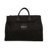 Shopping bag Gucci   in tela siglata nera e pelle nera - 360 thumbnail