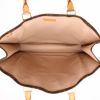 Shopping bag Louis Vuitton  Sac Plat in tela monogram marrone e pelle naturale - Detail D3 thumbnail