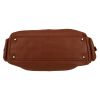 Prada  Daino shopping bag  in brown grained leather - Detail D1 thumbnail