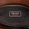Shopping bag Prada  Daino in pelle martellata marrone - Detail D2 thumbnail