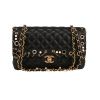 Chanel  Timeless medium model  handbag  in black quilted leather - 360 thumbnail