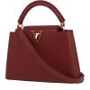 Louis Vuitton  Capucines BB handbag  in burgundy leather taurillon clémence - 00pp thumbnail