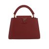 Louis Vuitton  Capucines BB handbag  in burgundy leather taurillon clémence - 360 thumbnail