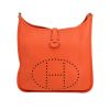 Sac bandoulière Hermès  Evelyne en cuir togo orange - 360 thumbnail