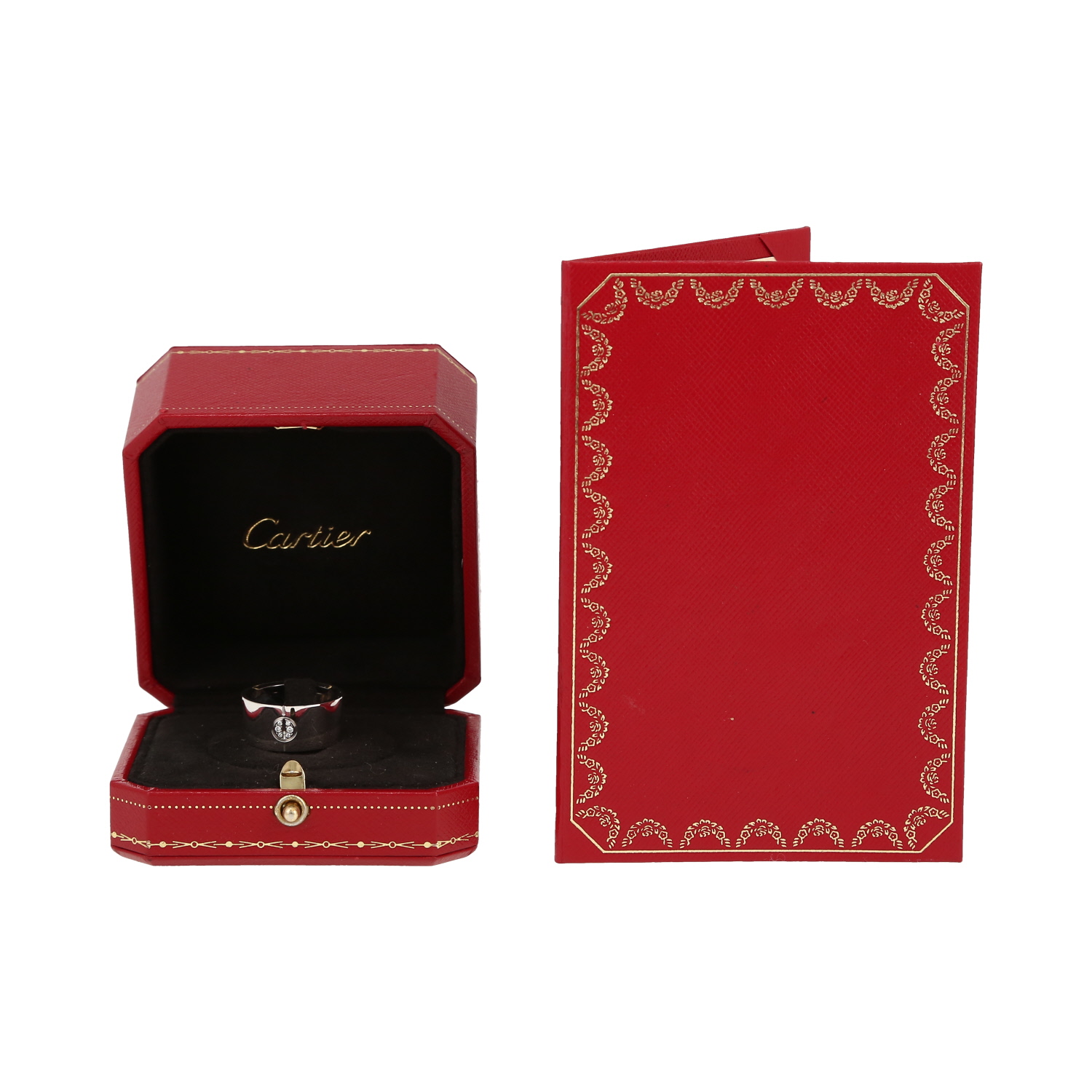 Anello Cartier Love Cone in oro bianco e diamanti - Detail D2