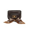 Borsa a tracolla Celine  Maillon Triomphe in pelle marrone - 360 thumbnail