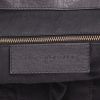 Balenciaga  Velo handbag  in black burnished leather - Detail D2 thumbnail