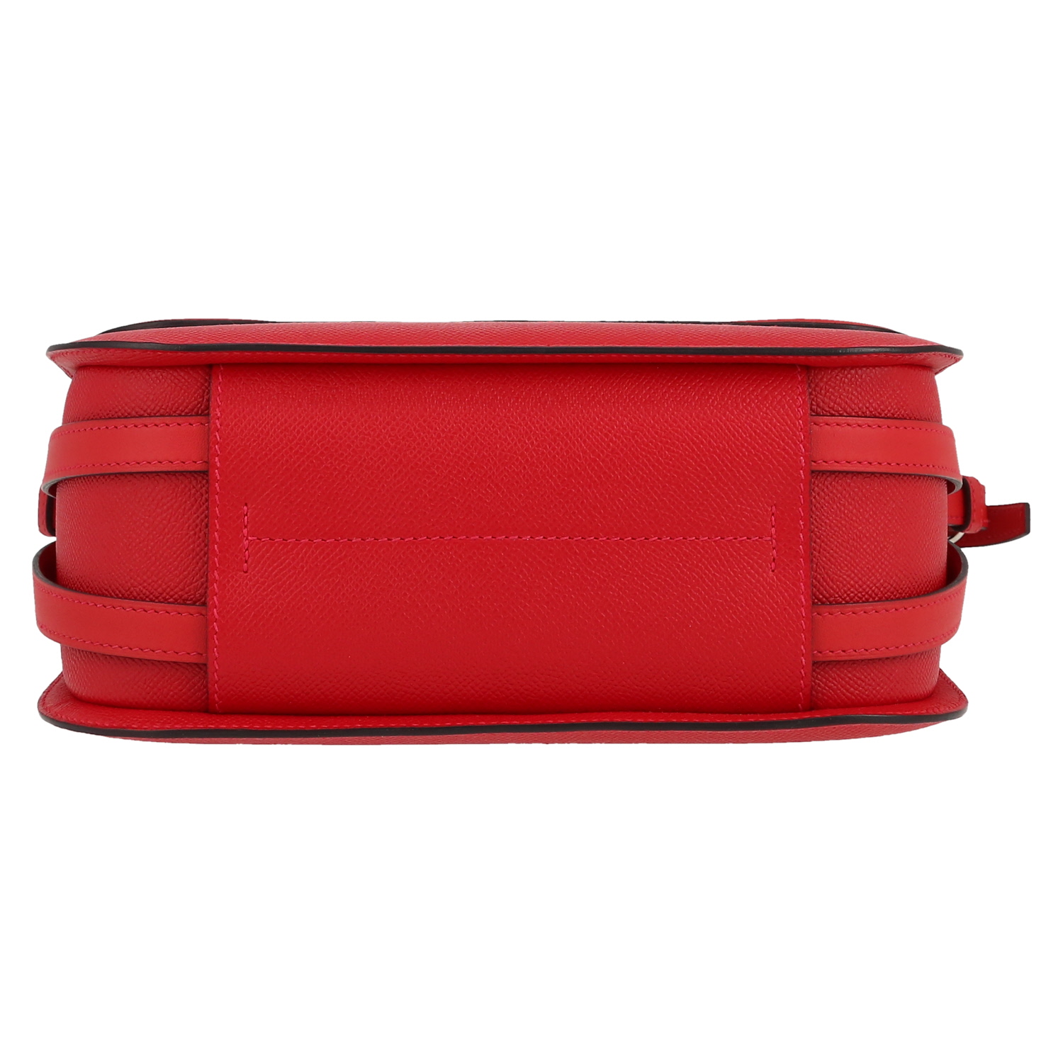 Borsa Hermès  Harnais in pelle Swift e pelle Epsom Rouge de Coeur - Detail D1