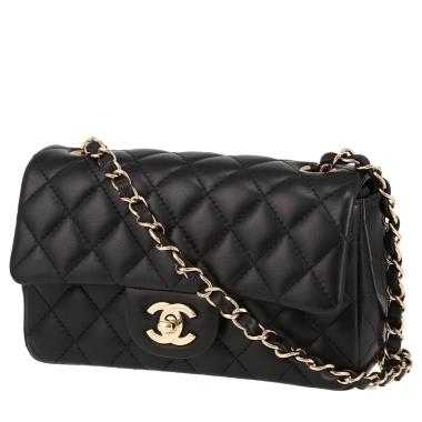 Sac bandoulière Chanel  Timeless Mini en cuir matelassé noir