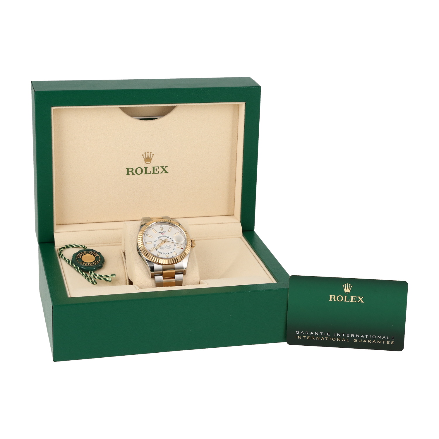 Montre Rolex Sky Dweller en or et acier Ref: Rolex - 326933  Vers 2021 - Detail D2