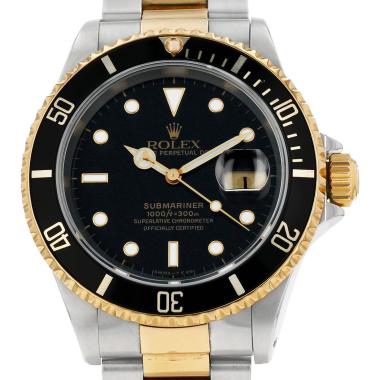 Reloj Rolex Submariner Date de oro y acero Ref: Rolex - 16613  Circa 1996