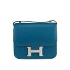 Hermès  Constance shoulder bag  in Bleu Izmir Tadelakt leather - 360 thumbnail