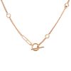 Hermès Echappée necklace in pink gold - 00pp thumbnail